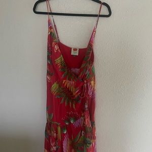 Beautiful Farm Rio Scarlet Macaw Wrap Dress